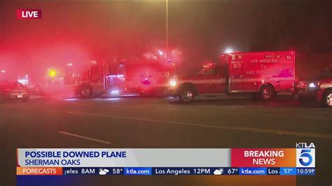 Crews search for possible downed aircraft in Sherman Oaks